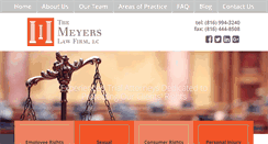 Desktop Screenshot of meyerslaw.com